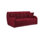 Диван аккордеон Барон НПБ 120х200 см (Бархат красный Star Velvet 3 Dark Red)