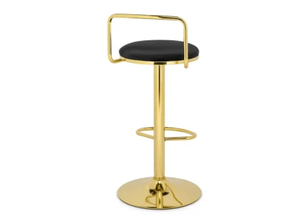 Барный стул Woodville Lusia black / gold