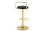 Барный стул Woodville Lusia black / gold